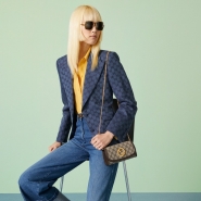 Кошелек на цепочке Gucci Blondie continental 